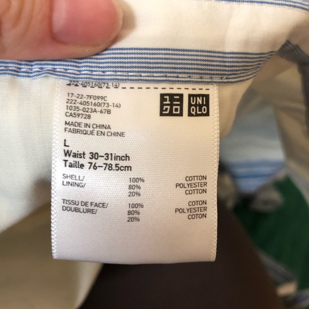 Wrap Skirt Blue Striped JW Anderson x Uniqlo - Picture 4 of 7